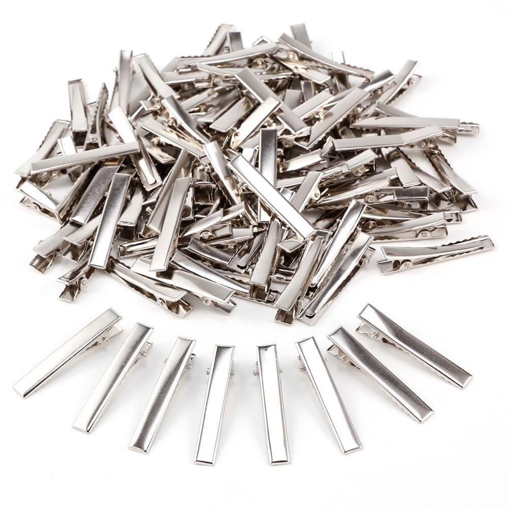 50Pcs Gift Hair accessories Metal Duckbill Clip Alligator Hair Clips Hairpin Crocodile Clamp