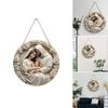 Artistic Jesus and Virgin Mary Wood Plaque Wall Hanging Ornament for Christian Faithful and Home Decoration