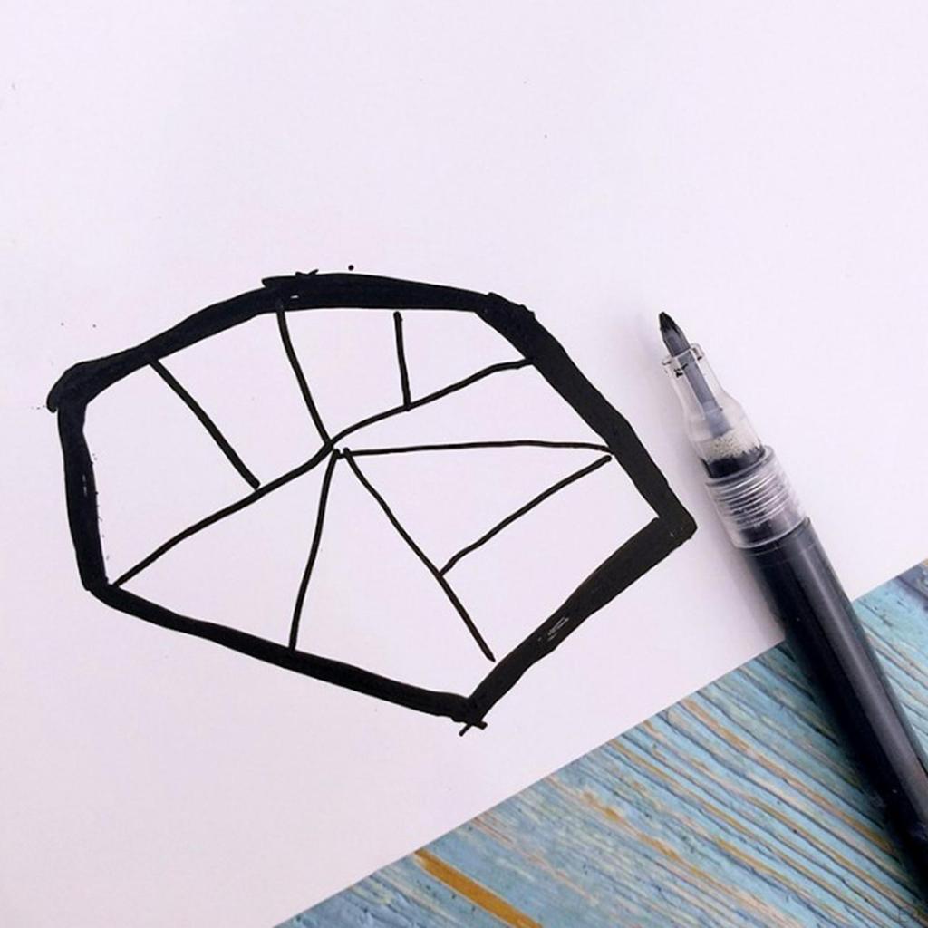 Marker Pens Set Card Making DIY Photo Album Rock Painting, 2 Colors