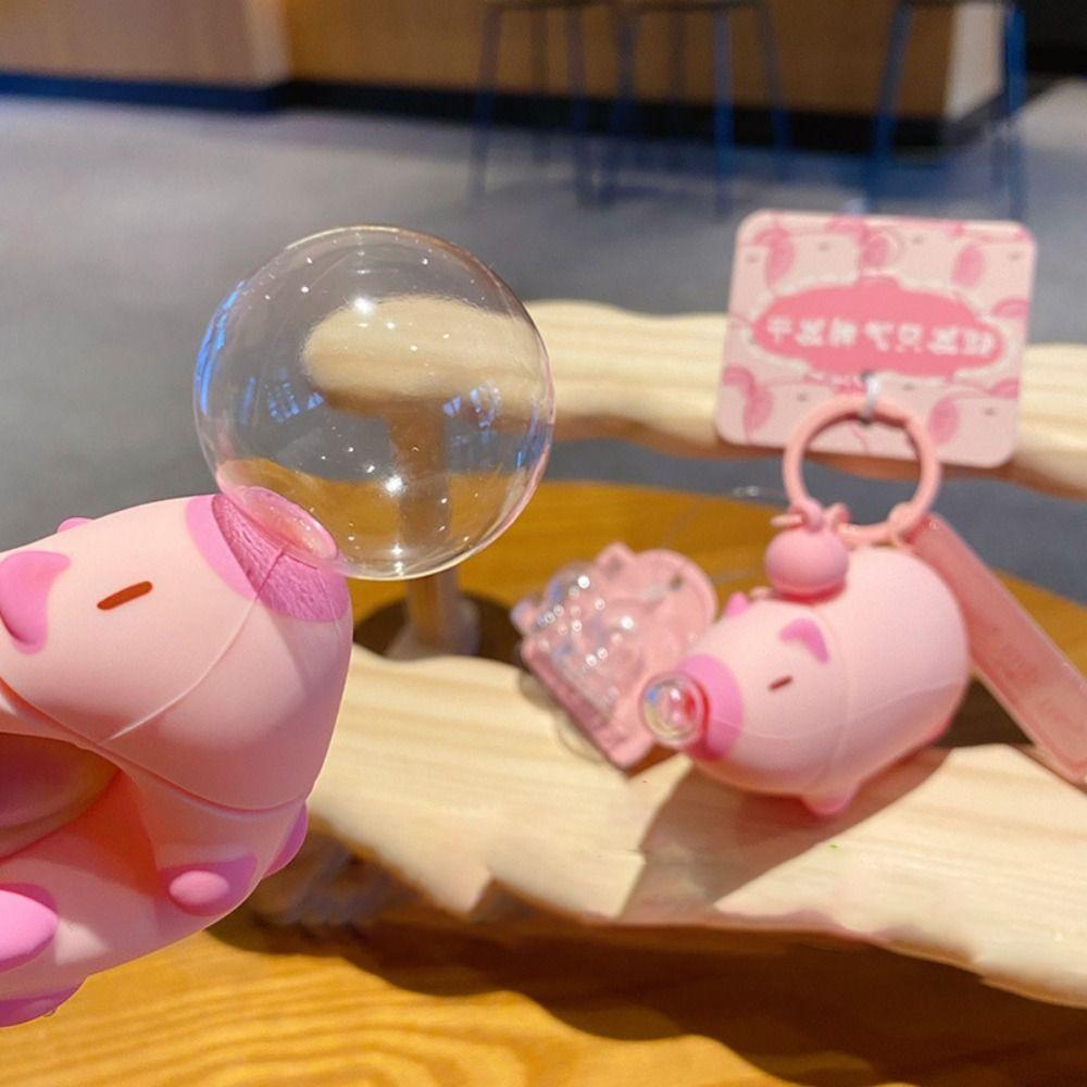 Creative Capybara Keychain Cartoon Car Key Ring Delicate Kapibara Pendant Keyring  Female