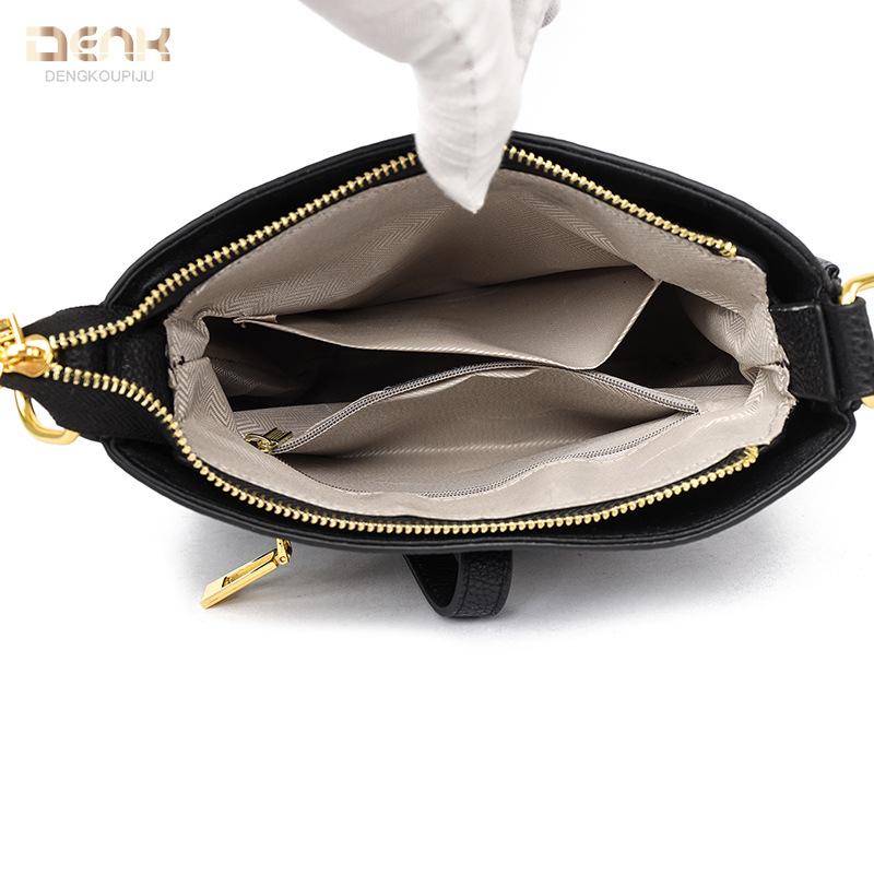 Женская сумка из натуральной кожи Универсальная сумка через плечо Модная сумка на плечо Сумка под мышкой Сумка-ведро