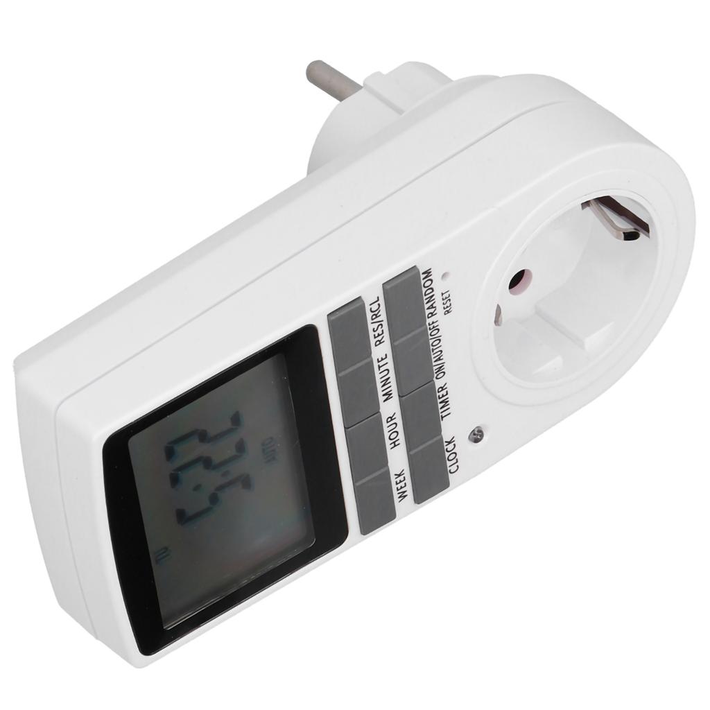 Цифровой программируемый таймер розетки, интеллектуальный таймер, розетка, аксессуар для вентилятора лампы