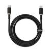 BASEUS Серия Dura Кабель для быстрой зарядки PD 100 Вт Тип-C к Тип-C Шнур для передачи данных, Длина: 2м