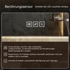 60*100cm LED bathroom mirror, corrosion-resistant, three-color dimmable, backlit mirror with one-touch demist function