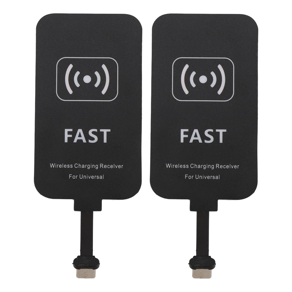 2pcs 10W 5V 2A Type C Wireless Charging Receiver for Galaxy A51 A40 A20E J2 J3 J7 Wireless Charger