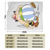 Asterixs And Obelixs Blanket Coral Fleece Plush Spring/Autumn  Lightweight Throw Blanket for Home Car Plush Thin Quilt