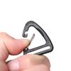 Сплав Аксессуары для Рюкзака Треугольный Карабин Пружинный Оттяжки Зажим Брелок Пряжки для Ремня Крючки