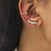 Bohemian No Piercing Crystal Rhinestone Ear Cuff Set Girls Women Wrap Stud Clip Earrings Ear Studs Fashion Women Jewelry