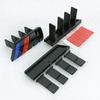 CVB13 10.5x2cm Applicable to the modification of ABS badge in the front grille of BMW M1 M2 M3 M4 M5 M6 M7 M8 new gray badge.