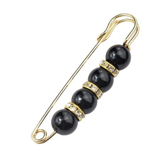 Брошь «Безопасность», тонкая работа, защита от воздействия, привлекательный искусственный жемчуг, женская безопасность