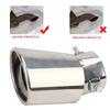 Car Accessories Car-styling Universal Stainless Steel Car Exhaust Tail Muffler Tip Pipe DIY Car Exhaust Systems