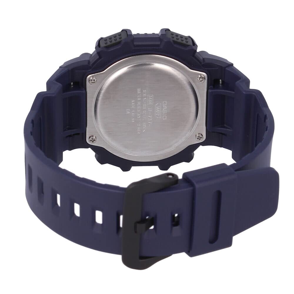 CASIO Casio Standard Cheap Casio Watch Waterproof Digital Rubber Rubber Navy Yellow Men's W-737H-2A