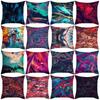 Sofa Car Seat Decor Home  Chair Cushion Cover Abstract Irregular Ink Marble Pattern Pillow