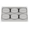 DIY Coffee Bean 6 Forms Mousse Cake Mold Silicone Pastry Molds for Baking French Dessert Cake Decorating Tools