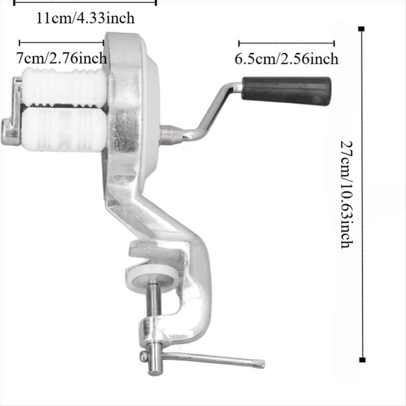 Итальянская машинка для раскатки пасты, машинка для приготовления пасты, машинка для кавателли, ручной привод, антипригарное покрытие, деревянные ролики, машинка для приготовления ньокки, насадка для пасты