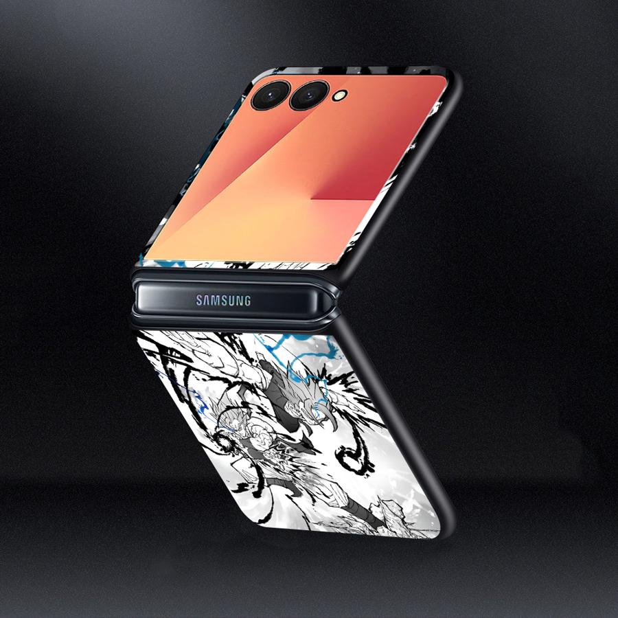 Чехол Dragon Ball Anime Goku для Samsung Galaxy Flip5 Flip3 Z Flip 7 6 5 4 3 Flip4 Flip7 FE Flip6 Задняя крышка телефона Funda