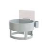 Perforation-Free Hair Dryer Stand Storage Shelf Hair Dryer Storage Shelf Wall Hanging Bathroom Air Dryer Bathroom Hanger