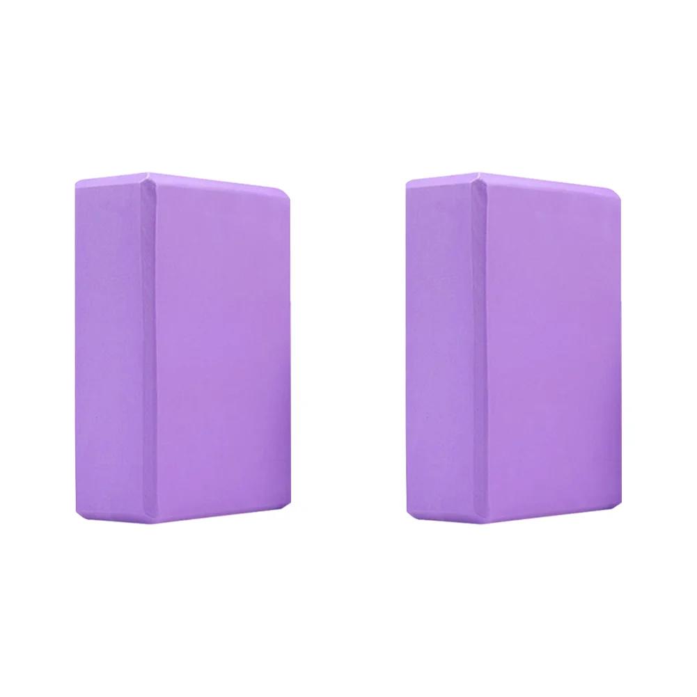 Блок для йоги из ЭВА Нескользящие кирпичи для баланса для йоги Влагостойкие блоки для йоги высокой плотности Блоки для йоги для формирования тела для йоги пилатеса