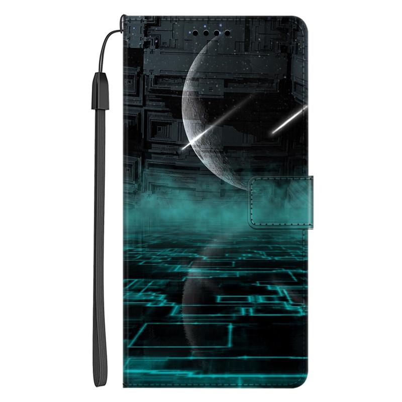 Красивый чехол-книжка для Huawei Honor X6B / X7B / X8B Обложка Кошелек-раскладушка Сумки для Honor X8B Чехол Кожаный Мультяшный С карманами для карт Магнитный