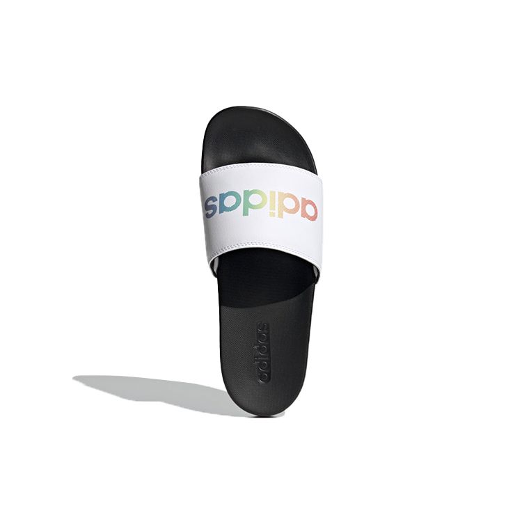 adidas Кроссовки Adilette Comfort Slide White Multi Unisex Core-Black Cloud-White H02488