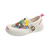 Couple Style Canvas Shoes for Women In Autumn New Thick Soled Cute Cartoon Women's Shoes