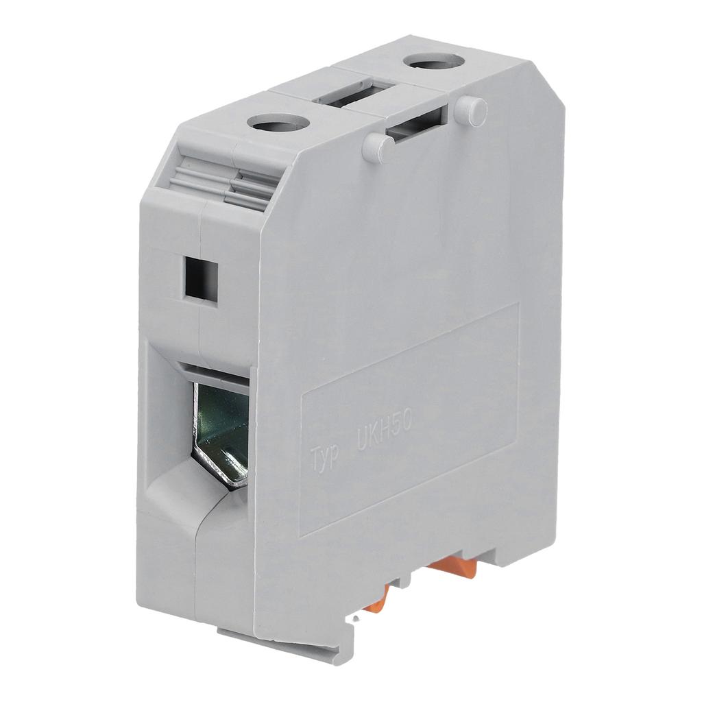 10 шт. клеммная колодка для рельсового соединения, комбинация проводов, нескользящая, 50 мм, 150 А, 1000 В, UK50N
