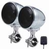 3.5inch Water Resistant BT Motorcycle Speaker with Dual 15W Speakers 300W Peak Power with Remote Control Outdoor