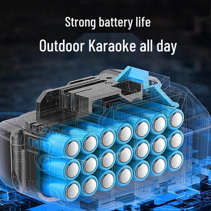 Soaiy K191 Portable Home KTV System with 10-inch Touch Screen