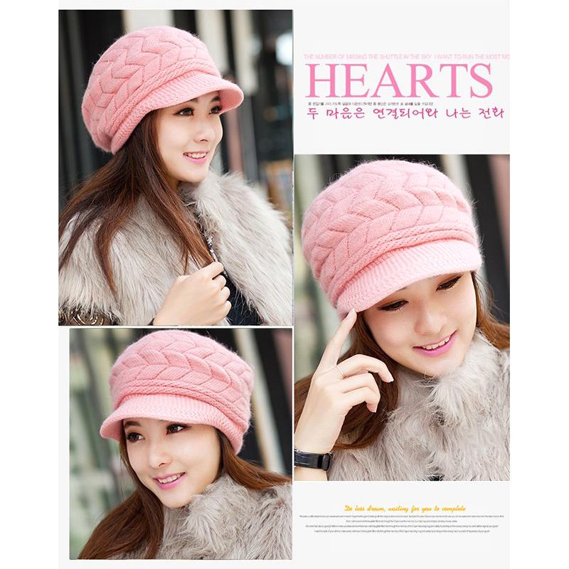Женская вязаная шапка зимняя теплая вязаная мешковатая шапка-берет шапка-бини лыжная шапка