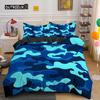 Домашний текстиль Cool Boy Girl Kid Adult Duver Cover Set Camouflage Beddding Sets King Queen Twin Chair Covers With Pillow Cover