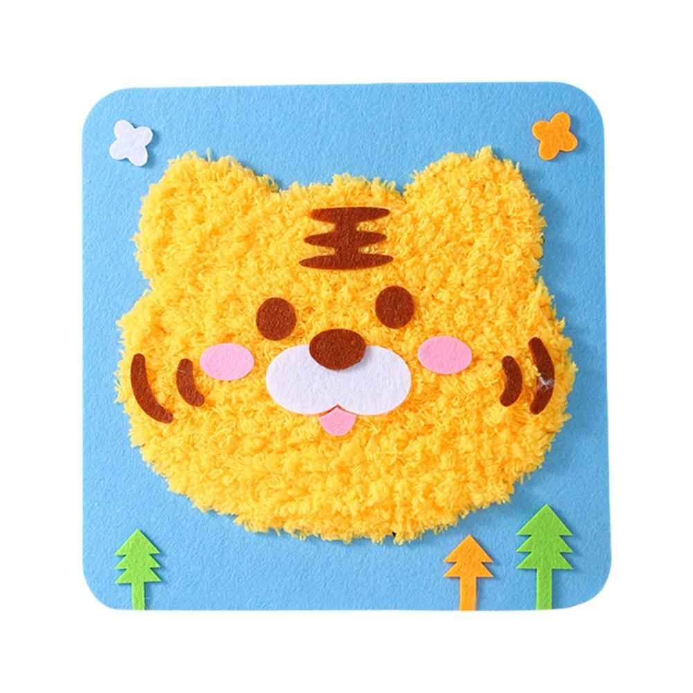 Sewing Craft Kit Cute Animal DIY Educational Sewing Kit DIY Doll Sewing Toys for Beginners Arts and Crafts