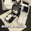 Mirror Eyewear Organizer Moisture Resistant Travel Contact Lens Box Portable Lens Storage Case Heart-Shaped For Ravel Instagram
