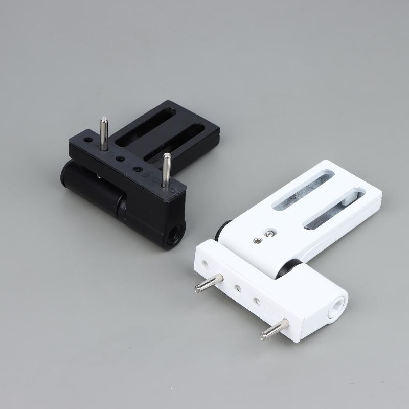 Adjustable Door Flag Hinge Triad with Aluminium Buffer for Double Glazing Doors
