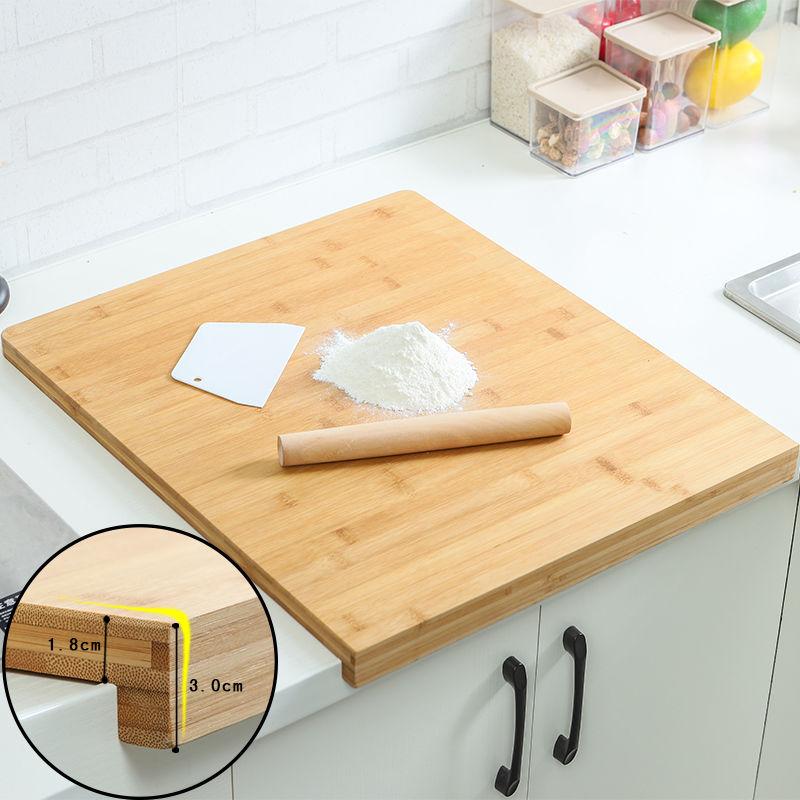 Бамбуковая разделочная доска с дизайном в китайском стиле, многофункциональная семейная кулинарная раскаточная доска и разделочная доска с пазами