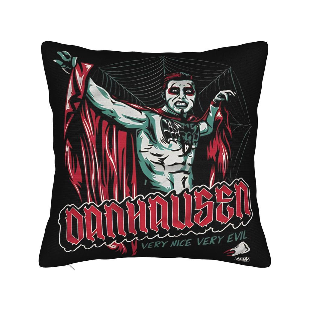Decorative Pillow Covers Danhausen Wrestler Merch Bedroom Pillow Case Cover Zipper Multiple Sizes