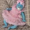 NPK 19inch Peaches Avatar Full Body Vinyl Reborn Baby Doll Handmade Realistic 3D Skin Waterproof Bath Collectible Toy