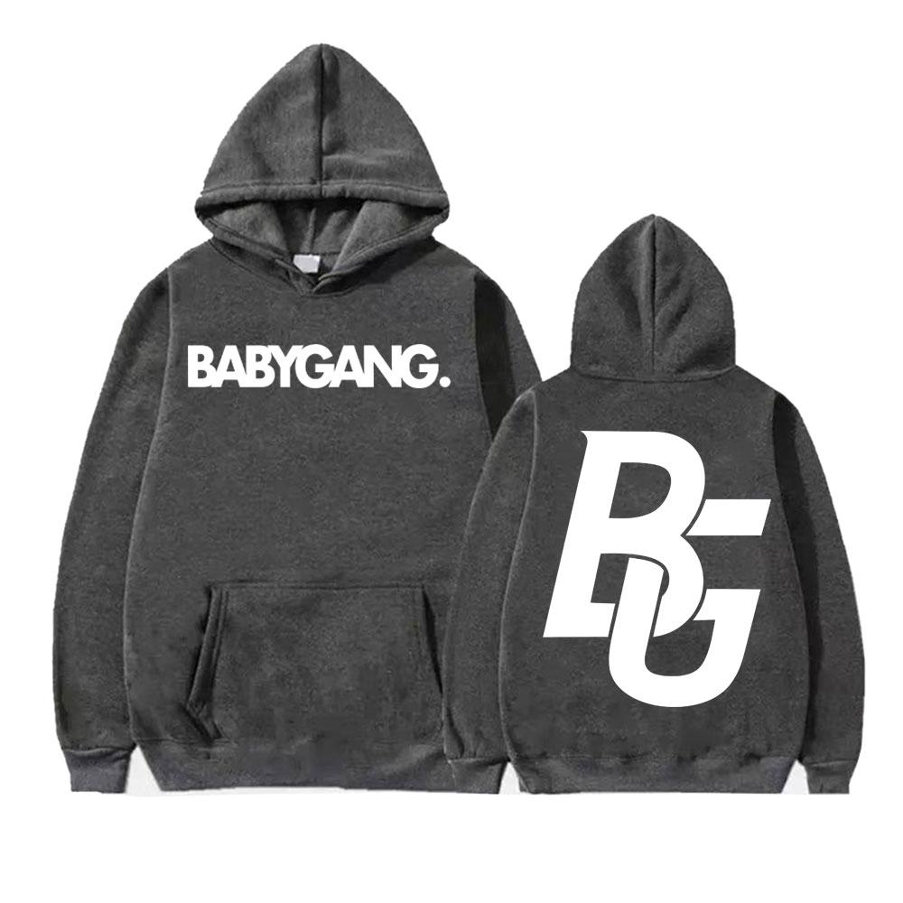 Rapper Baby Gang Album Logo Hoodie Men Women Clothing Fleece High Quality Sweatshirt Fashion Gothic Oversized Hoodies Streetwear