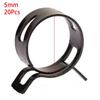 Durable for Fuel Oil Line Water Hose Pipe 5mm-27mm Pipe Hoop Fastener Spring Clips Tube Clamp