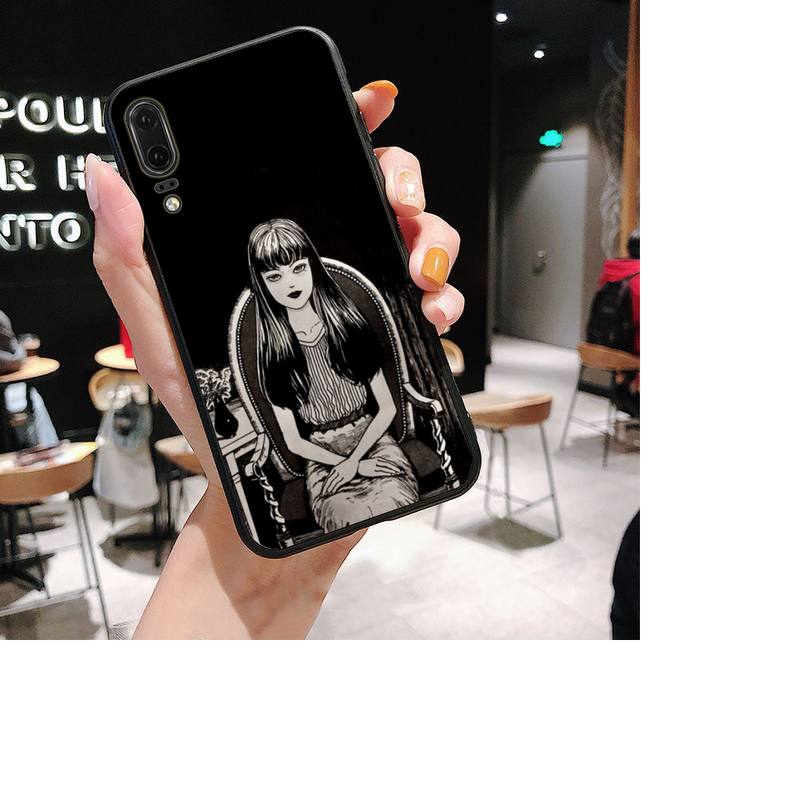 Чехол для телефона с изображением комиксов ужасов junji ito Tomie, чехол для телефона Huawei P30 plus P8 lite P9 lite, чехол для Psmart P20 pro P10 lite