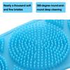 Silicone Back Scrubber Easy To Clean 5Mm Thick Design Double-Sided