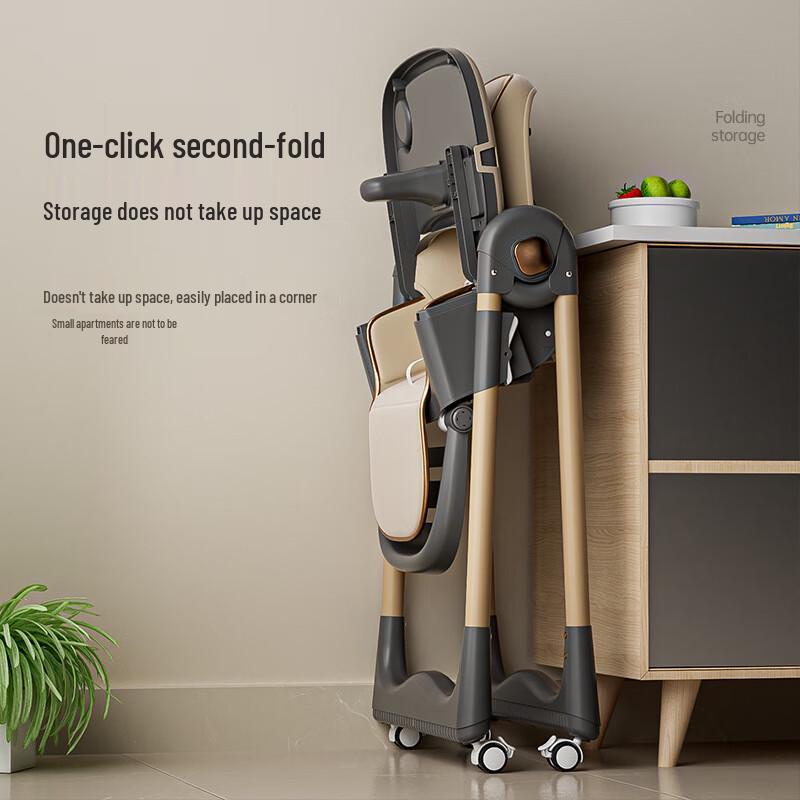 Складной многофункциональный детский стульчик для кормления