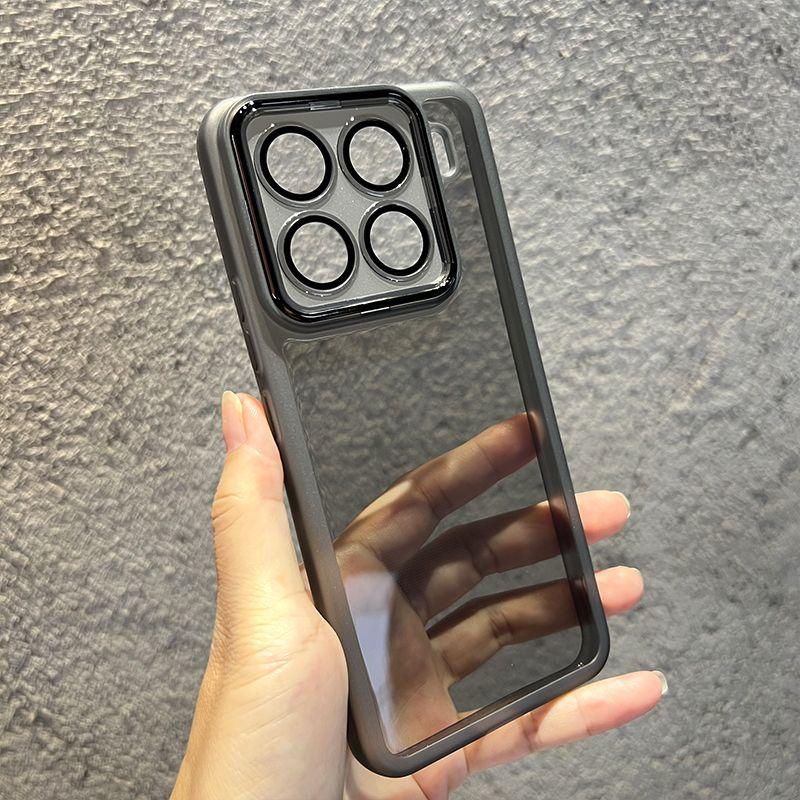 Чехол для Xiaomi 15T Pro Новая модель со встроенной плёнкой для объектива, усовершенствованный противоударный чехол из мягкого ТПУ для Xiaomi15T, ударопрочный чехол