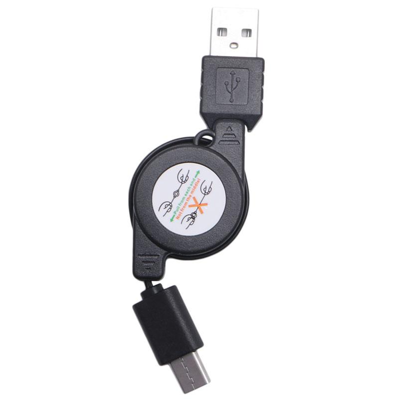Быстрая зарядка USB Type C Пружинный кабель Для Samsung Huawei Type C Пружинный шнур Зарядка телефона Зарядка в машине Синхронизация