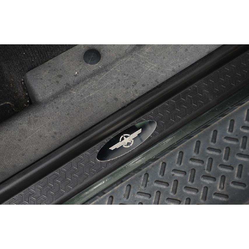 Для Jeep Wrangler JK 2007-2017 2/4-дверная накладка на порог, входная крышка, защита приветственной педали, защитная накладка, черный автомобиль