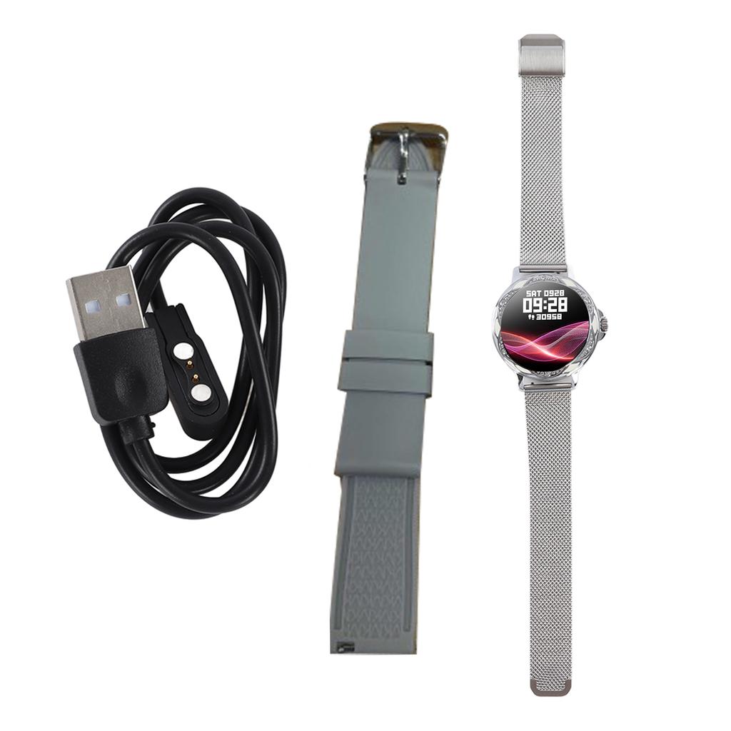 Фитнес-трекер для женщин, 1,2-дюймовый сенсорный экран, мониторинг сна, подсчет калорий, мобильный телефон