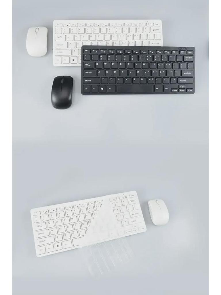 Ultra-Thin K03 2.4G Wireless Keyboard and Mouse Set for Office and Tablet Use