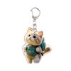 Automobile Pendant 2D Cat Car Rearview Mirror Hanging Ornament Acrylic Cat Charm Keyring Auto Backpack Keychain