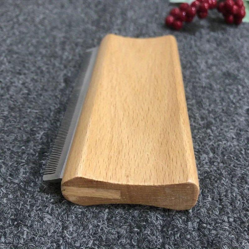 Wooden Pet Hair Removal Comb Horse Brush Dog Hair Remover Equestrian Grooming Tool For Horse Dog Cat Animal Coat Care Stable Supplies