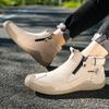 Мужская обувьНизкие мужские кроссовки Универсальные мужские ботильоны Высококачественные мотоциклетные ботинки ручной работы Удобная мужская повседневная обувь