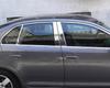 Молдинг дверных стоек (6 шт, нерж) для Volkswagen Jetta 2006-2011 гг